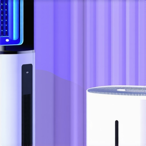 Ultrasonic cleaner and ionized air purifier in use for green cleaning