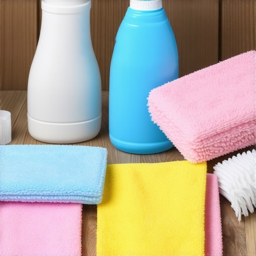 Advanced Eco-Friendly Deep Cleaning Tools Deep cleaning with natural enzymes and smart devices in a modern home