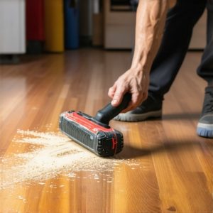 Read more about the article How to Remove Sticky Sawdust: 4 Post-Construction Pro Fixes